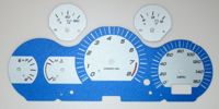 2006 350Z Silver and Blue Gauge Face